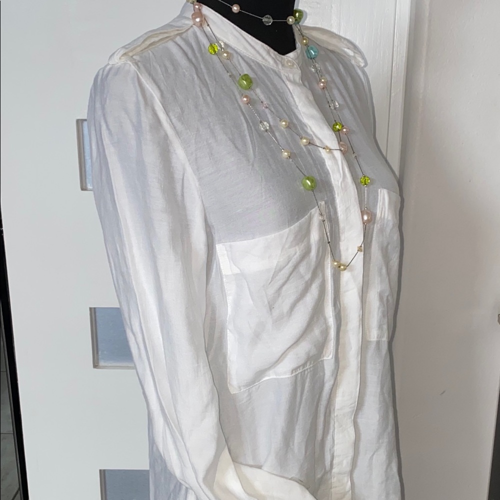 White long sleeve blouse - Picture 2 of 4